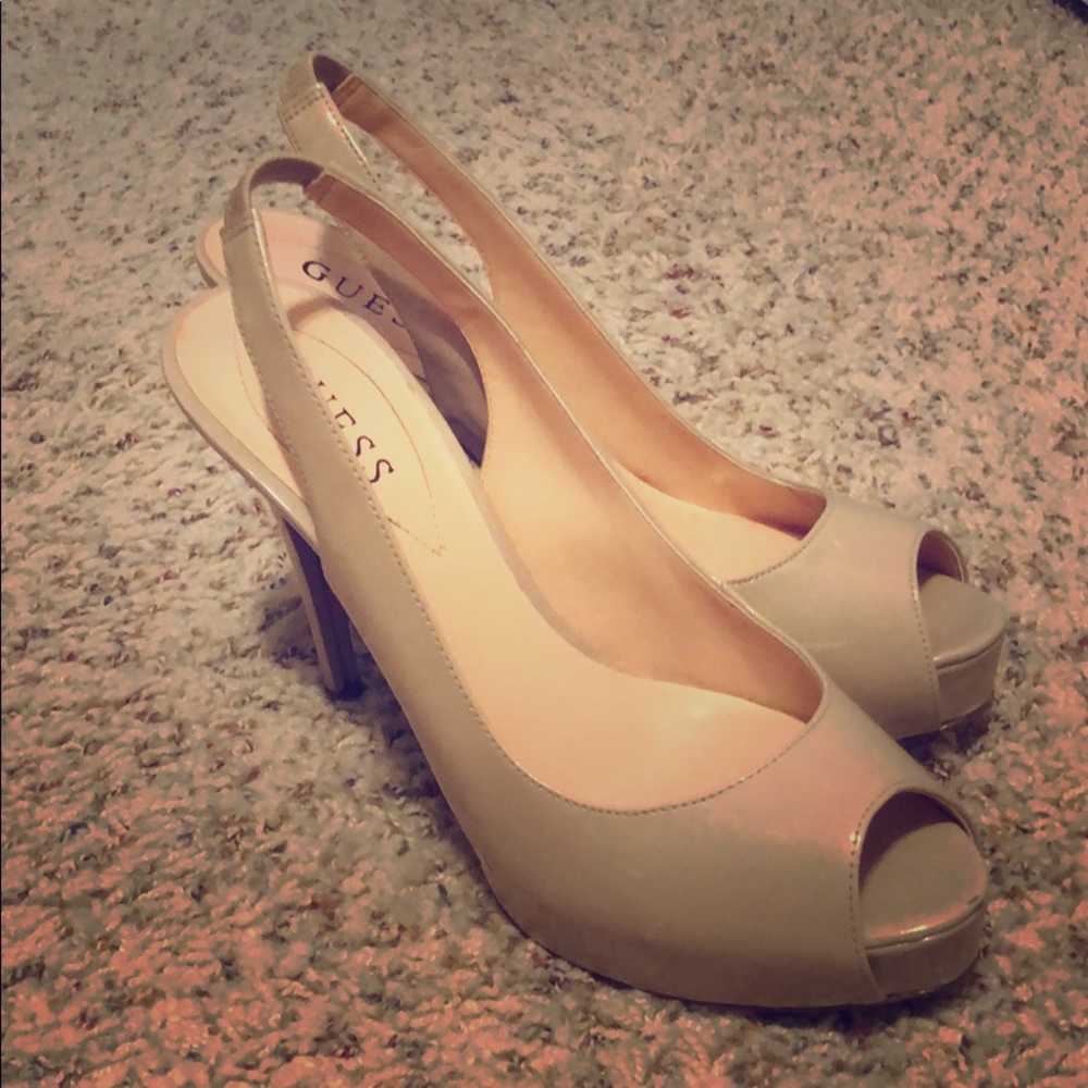 Nude Guess Heels